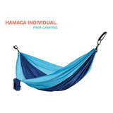 Hamaca Individual Para Camping Ligera Portatil Nylon Fresca