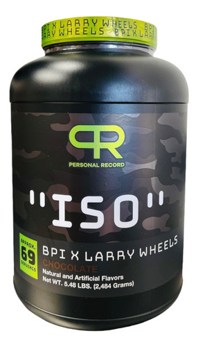 Bpi Sports X Larry Wheels Iso Whey 5lbs Personal Record 