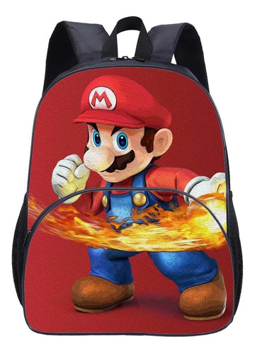 Nueva Mochila Super Mario Bros Bolsos De Portátiles De Moda