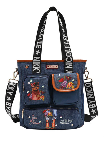 Bolsa Tote De Mezclilla Head To Toe Nikky By Nicole Lee