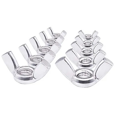 Tuerca De Mariposa De Acero Inoxidable 304, 3/8puLG-16, 20pc
