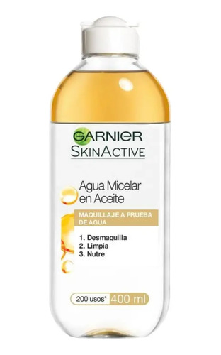 Agua Micelar Garnier Skinactive En Aceite 400 Ml