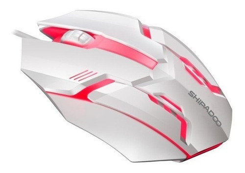 Mouse Gamer Urbanite 2400 Dpi Led Retroiluminado Skyway Color Blanco