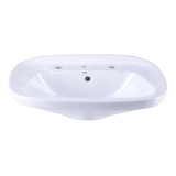 Lavatorio Capea Italiana 3 Agujeros 54 Cm Porcelana Blanco *