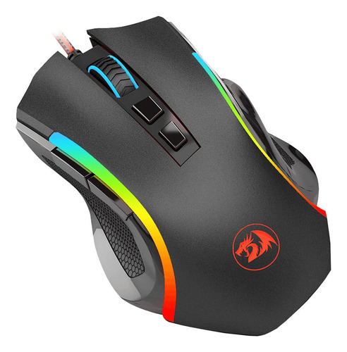 Mouse Redragon Griffin Black Edition M607 7200 Dpi 7 Botones