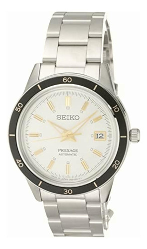 Reloj Seiko Presage Automatico Caballero Srpg03j1 Blanco Con
