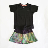 Conjunto Shorts-saia + Camiseta V Infantil Jrabbit