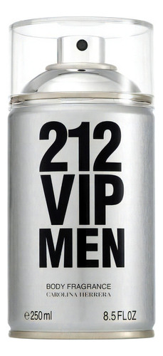 212 Vip Men Carolina Herrera 250 Ml Body Spray Masculino