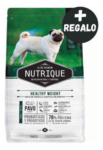 Nutrique Healthy Weight X 15 Kg - Happy Tails