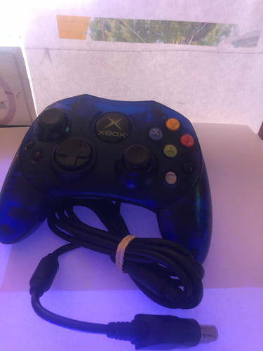 Control De Xbox Clásico De Color Azul