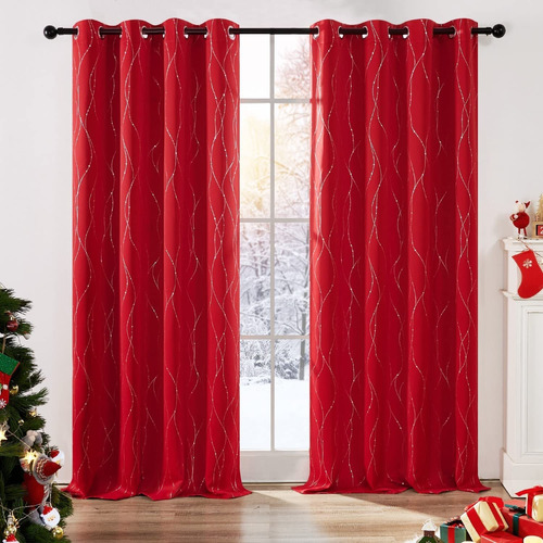 2piezas Cortinas Blackout  132x214cm