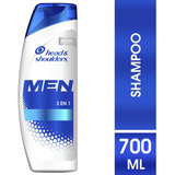  Shampoo Head & Shoulders 3en1 Para Hombres X 700ml