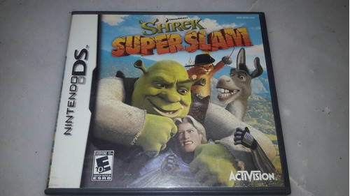 Shrek Super Slam Nintendo Ds Pura Caja Y Manual Sin Juego