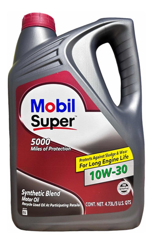 Aceite Mobil Synthetic Blend 10w30