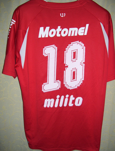 Independiente Puma Motomel 2010 #18 Gabriel Milito Xl 