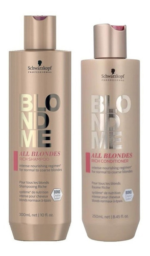 Promo Pack Blondme All Blondes Shampoo 300ml Y Acond 250ml