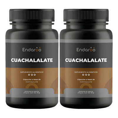 Cuachalalate 120 Cápsulas Pack, 2 Frascos 60 Capsulas C\u002Fu Sin Sabor | Meses sin interés