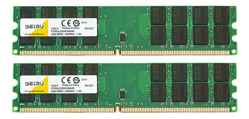 Kit Memória Ddr2 800mhz 8gb (2x4gb) Apenas Para Amd