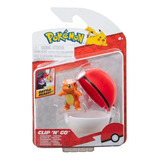 Charmander Clip N Go Pokebola Pokémon Dragon Fuego 5456-5