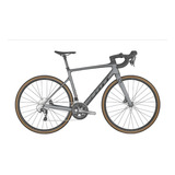 Bicicleta Ruta Scott Addict 40 2023 Carbon 10 Vel Gris