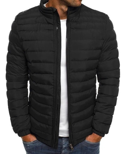 Chaqueta Puffer Para Hombre, Abrigo De Plumón Ligero, Cálido