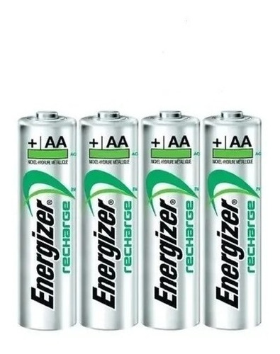 Pilas Recargables Energizer Aa. X4