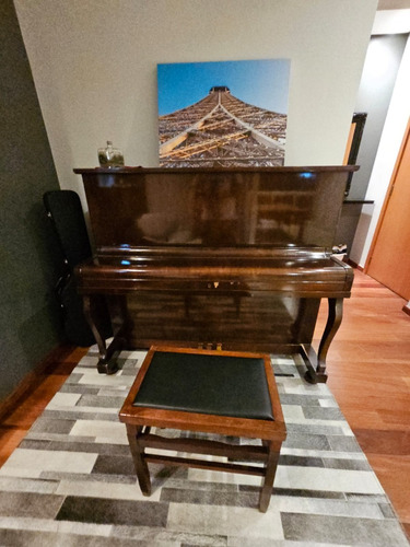 Piano Fritz Dobbert Vertical Parede + Banqueta