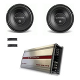 Paquete De Amplificador Monoblock  Y 2 Subwoofer Db Drive