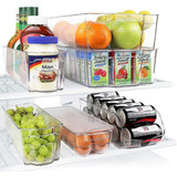 Bandejas Cajas Para Refrigerador Organizadoras Latas Fruta