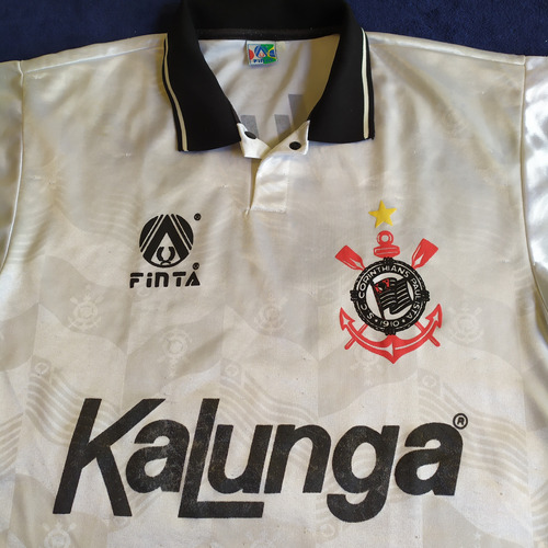 Camisa Corinthians 1992 A 1994 Original Finta Kalunga Tam G
