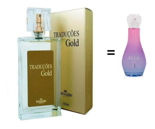 Perfume Feminino Traduções Gold Nº10 Nova Embalagem Hinode