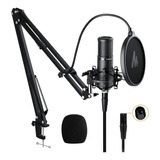 Kit Broadcast Maono Pm320 Micrófono Condenser + Soporte