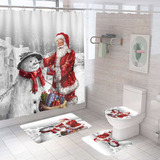 Conjunto De Banheiro De Natal Impermeável Para Tipos De Cort