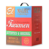 Vino Bag In Box Tucumen Malbec 3 Litros