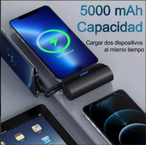 Cargador De iPhone Power Bank Digital Lightning 5000mah 