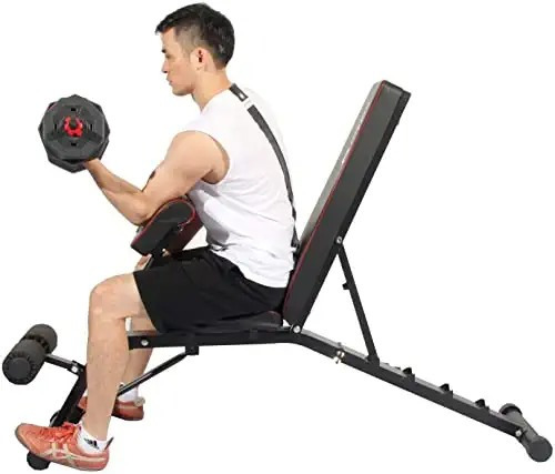 Sogespower Spps-bb004 - Banco De Musculación Plegable Con In