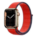 Correa Nylon Compatible Iwatch Apple Watch 38/40/41mm Rojo