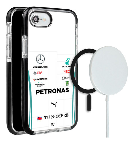 Funda Para iPhone Magsafe Mercedes Fórmula 1  Personalizada