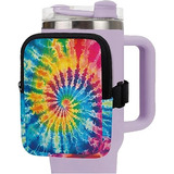 Porta Botella De Agua Arcoíris Tie Dye