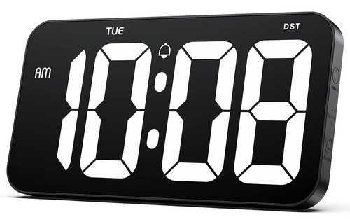Zgrmbo Reloj De Pared Digital De 11  Con Dígitos Transparent