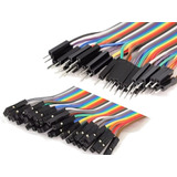 Protoboard Arduino Pack 40 Cables 22cm Macho A Hembra (p X12