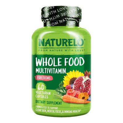 Naturelo Multivitamínico Para Adolescentes, 60 Cápsulas Sin Sabor