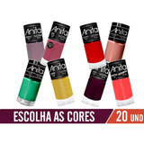 Kit 20 Esmaltes Anita Manicure Profissional Atacado -escolha