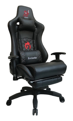 Silla Gamer Reclinable Gerencial Giratoria Oficina Cuerina