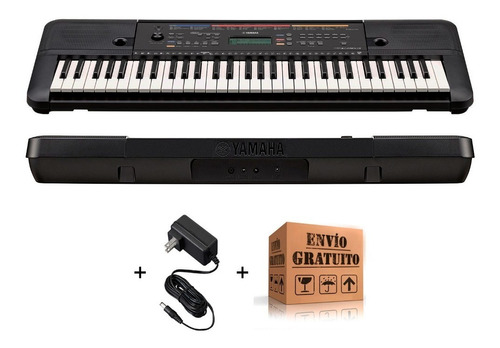 Teclado Organo Yamaha Psr E263 5 Octavas 61 Teclas 400 Sonidos 32 Notas De Polifonia 130 Estilos + Fuente + Envio