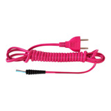 Cabo Com Luvas Prancha Chapinha Taiff 2x0,75 Rosa