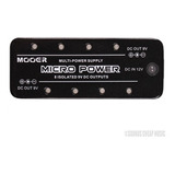 Mooer Micro Power Transformador Multiple Para 8 Pedales Color Negro