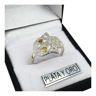 Juvenil Anillo De Oro 18 Quilates Con Brillantes OUTLET