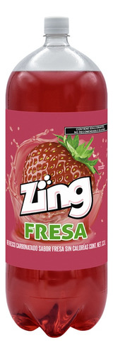 Refresco Zing Sabor Fresa, 3.3 Litros