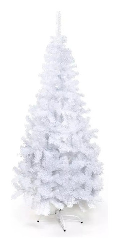 Árvore De Natal Pinheiro Canadense Branca 2,10m 508 Galhos